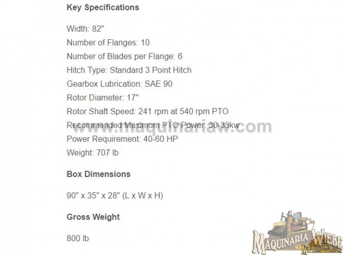 ROTARY TILLAGE  EQUIPMENT