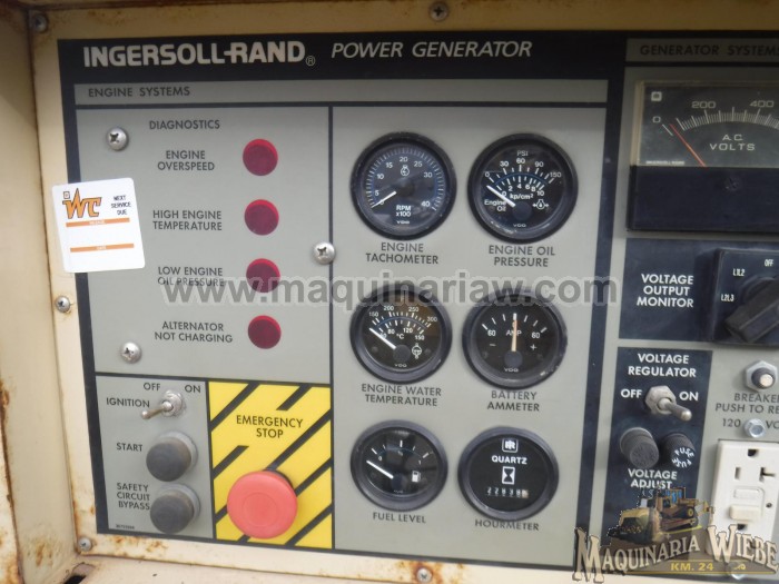 GENERADOR DE LUZ INGERSOLL RAND 50 KW