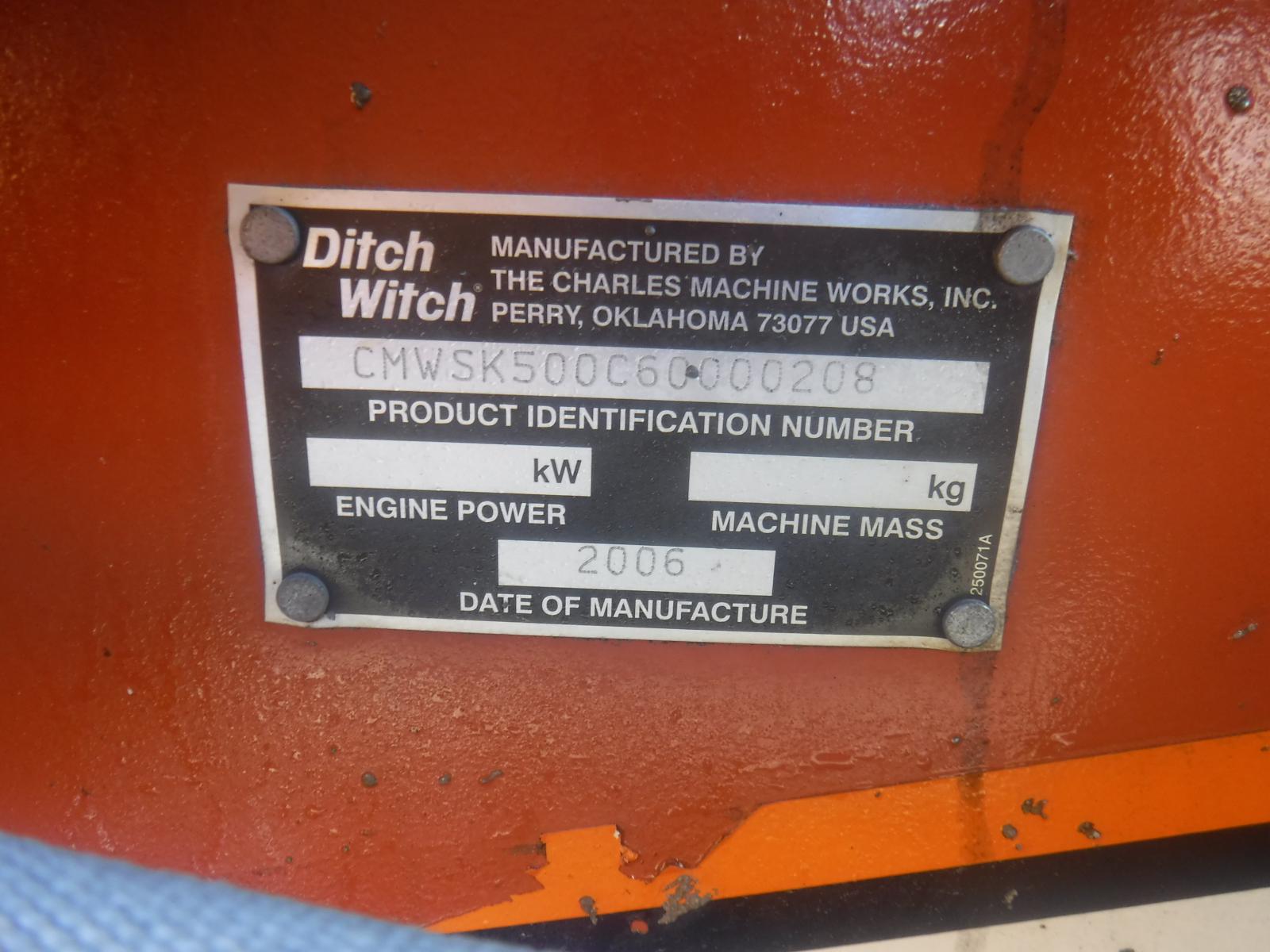 DITCH WITCH SK500