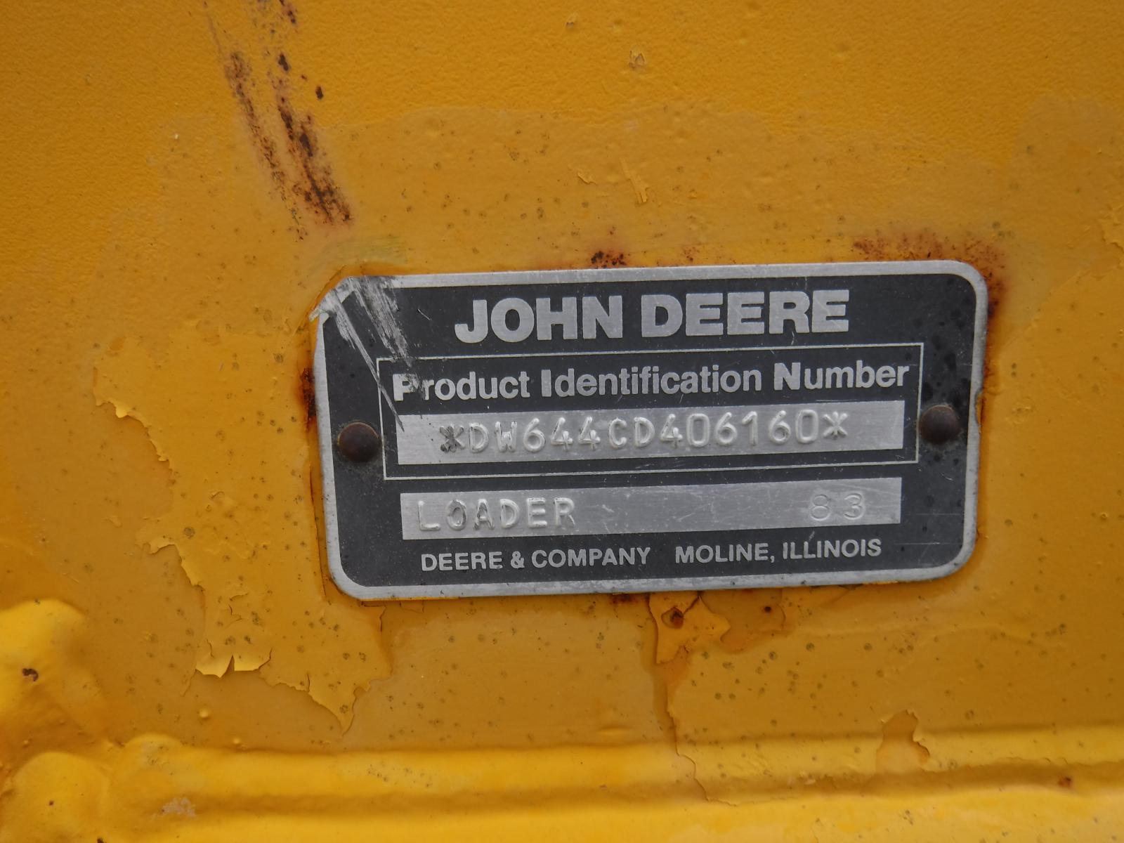 JOHN DEERE 644C