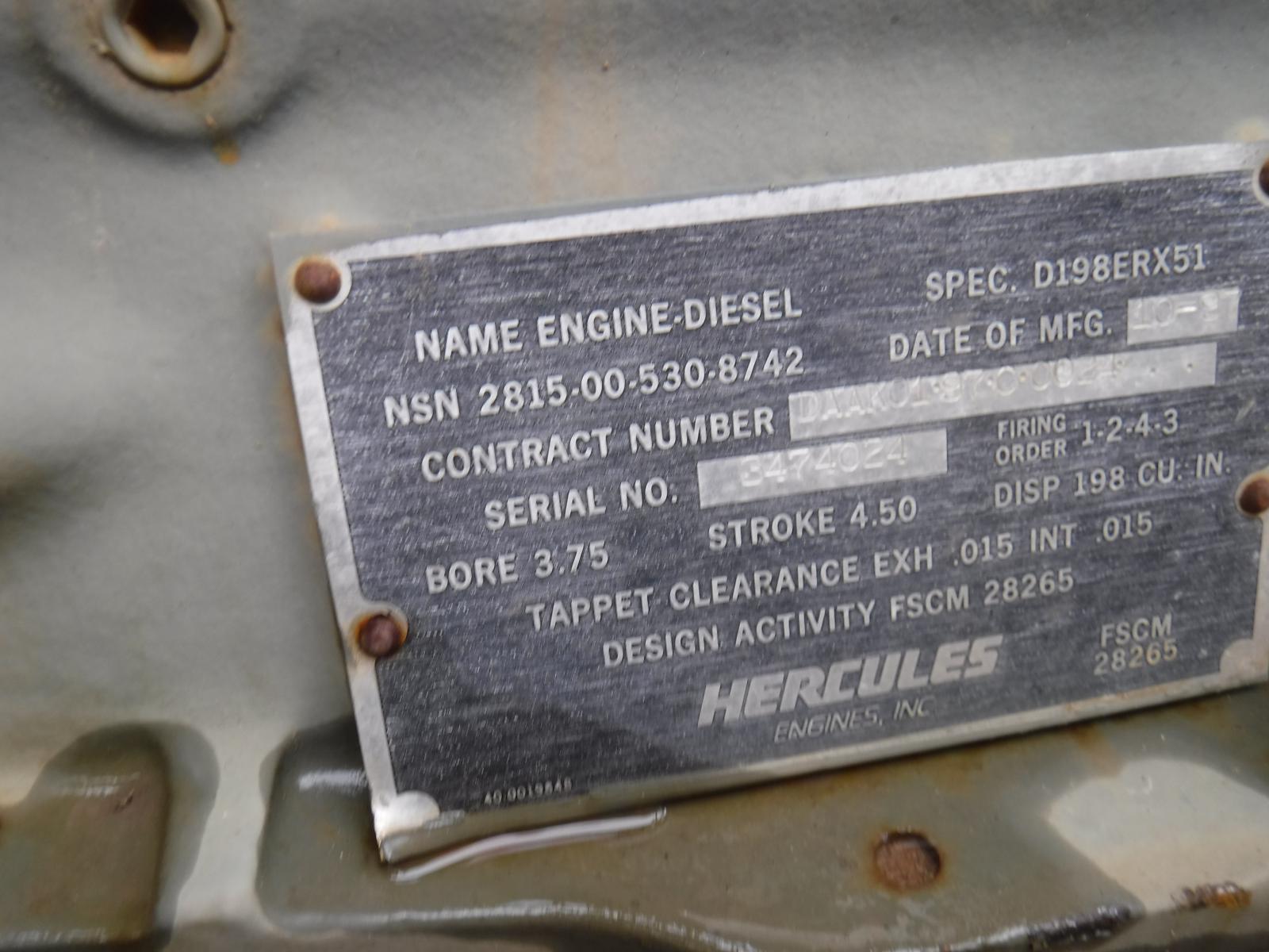 MOTOR HERCULES D198ERX51