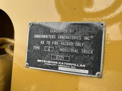 MONTACARGAS CATERPILLAR 80  A GAS 