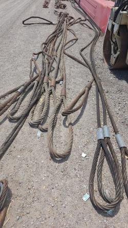 LOTE DE ESLINGAS METALICAS
