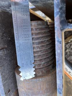  LOTE DE TUBOS DE 15 FT PARA PERFORADORA VERMEER D50X100A