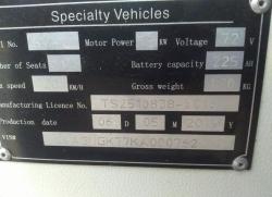 CARRO DE GOLF SPECIALTY VEHICLES SV14