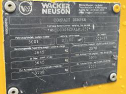 Carretilla para cemento Wacker Neuson 3001