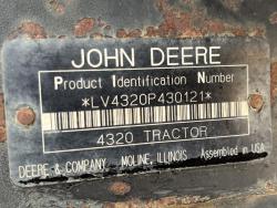 TRACTOR JOHN DEERE 4320