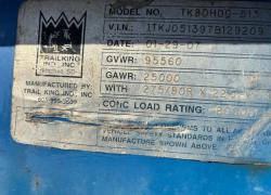 LOWBOY TRAIL KING TK80HG-513