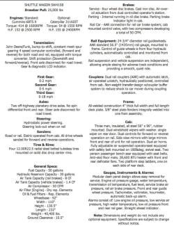 TRACKMOBILE SHUTTLE WAGON SWX415B