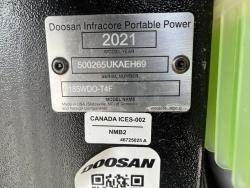 COMPRESOR DOOSAN P185 CON VACUUM UTILITY VE75