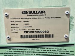 Compresor de tornillo rotativo Sullair 1109E/A