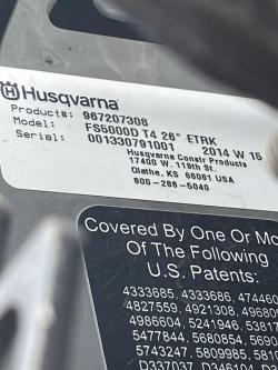 CORTADORA DE CONCRETO HUSQVARNA FS5000D