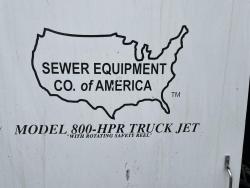 HIDROLAVADORA  SEWER EQUIPMENT 800-HPR TRUCK JET