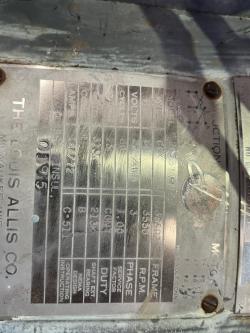 MOTOR ELECTRICO THE LOUIS ALLIS CO 20731N-M29