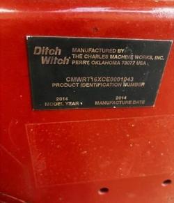 ZANJADORA DITCH WITCH RT16