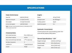 Restirador de cable Tesmec PT 1150