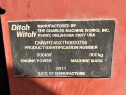 Zanjadora Ditch Witch RT45