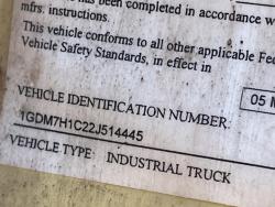 Camion vactor GMC C7500