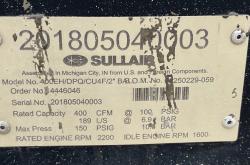 Compresor Sullair 400EH